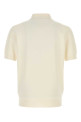 Ivory silk polo shirt DOLCE & GABBANA (GXZ02ZJBSPR)