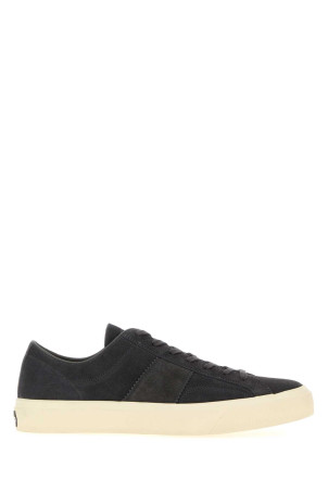 Blue suede Cambridge sneakers TOM FORD (J0974LCL123N)