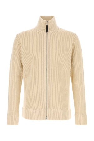 Sand cotton blend cardigan MAISON MARGIELA (SI1HA0013S17781)