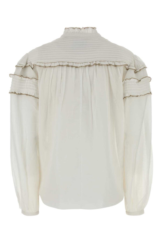 White cotton blend Doane blouse ISABEL MARANT ETOILE (HT0914FBB3J04E)