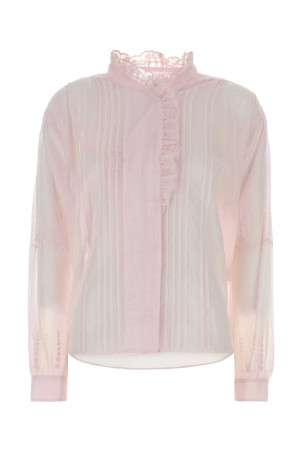 Pink cotton Leota shirt ISABEL MARANT ETOILE (HT0918FAD3J10E)