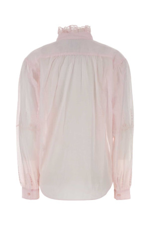 Pink cotton Leota shirt ISABEL MARANT ETOILE (HT0918FAD3J10E)