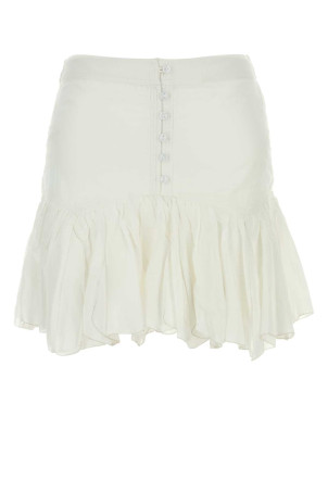 White cotton blend Daneen mini skirt ISABEL MARANT ETOILE (JU0512FBB3J04E)