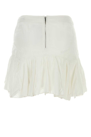 White cotton blend Daneen mini skirt ISABEL MARANT ETOILE (JU0512FBB3J04E)