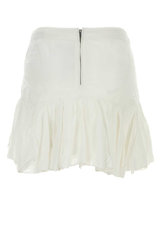 White cotton blend Daneen mini skirt ISABEL MARANT ETOILE (JU0512FBB3J04E)