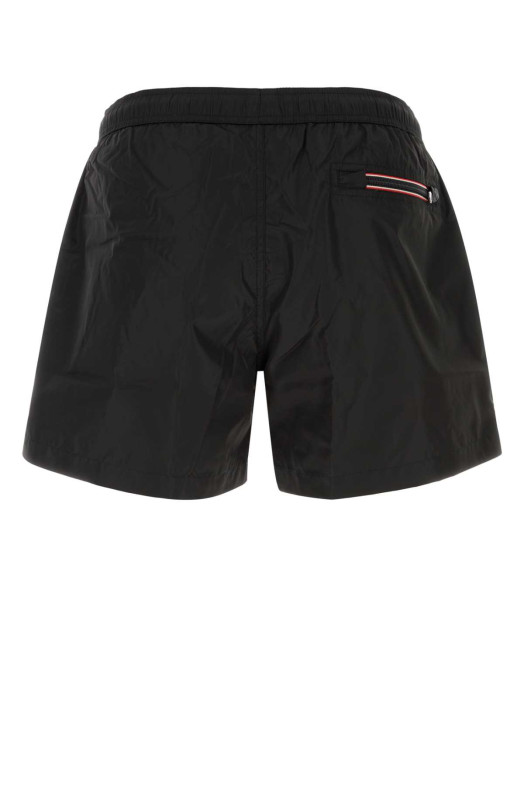Черные нейлоновые плавательные шорты MONCLER (L20912C0000453326)