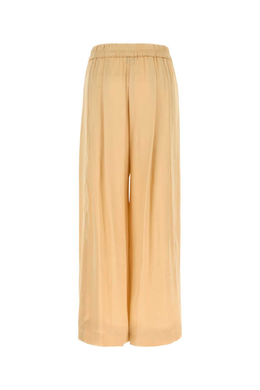 Peach satin Nolia wide-leg pant ISABEL MARANT (PA0716FAD3J13I)