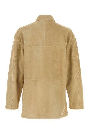 Beige suede Vilma jacket THE ROW (1304L655)
