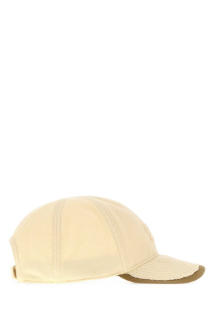 Cream drill baseball cap MIU MIU (5HC3692CWL)