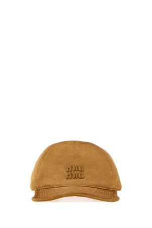 Camel suede baseball cap MIU MIU (5HC37M2G83)