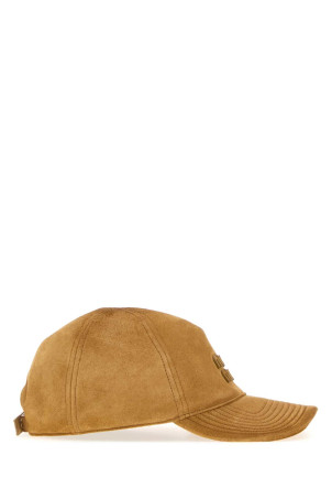 Camel suede baseball cap MIU MIU (5HC37M2G83)