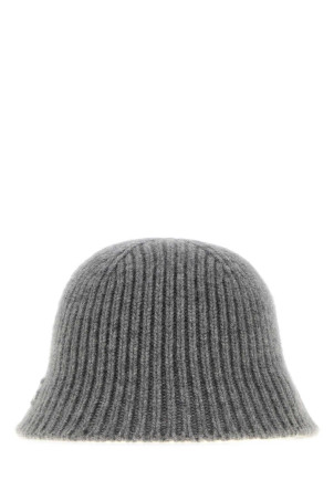 Grey wool blend bucket hat MIU MIU (5HC4582IDO)