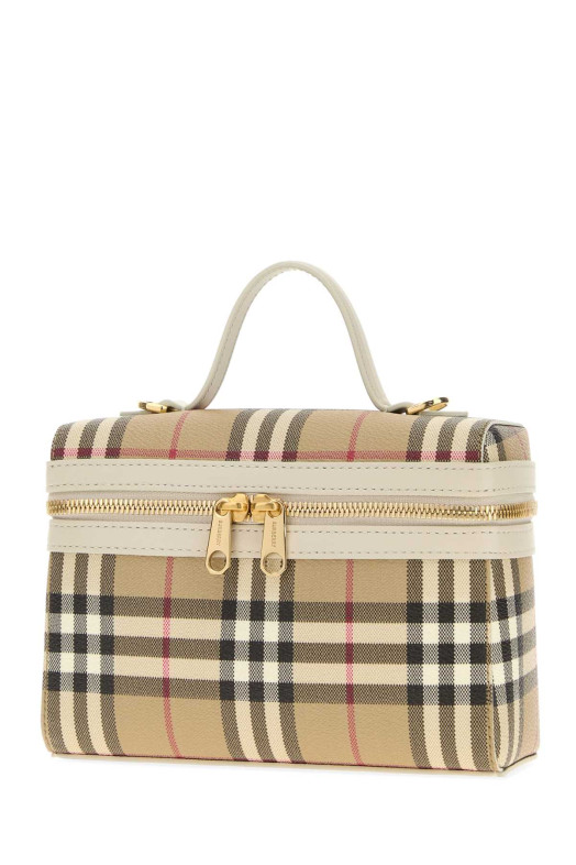Printed canvas Vanity Check  handbag BURBERRY (8125135)