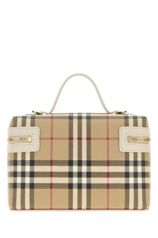 Printed canvas Vanity Check  handbag BURBERRY (8125135)