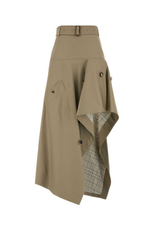 Cappuccino gabardine skirt BURBERRY (8127157)