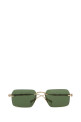 Золоті металеві сонцезахисні окуляри GUCCI (859556I3330)