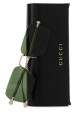 Золоті металеві сонцезахисні окуляри GUCCI (859556I3330)