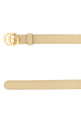 Pastel yellow leather GG Marmont belt GUCCI (864433AAGR4)