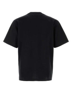 Black stretch cotton blend t-shirt GUCCI (864626XJH18)
