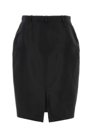 Black faille skirt Black GUCCI (865111ZAU9E)