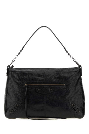 Black leather medium Le City Moto shopping bag Black BALENCIAGA (8661052ABEK)