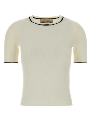 Ivory wool sweater VALENTINO GARAVANI (9B3KC74YAC1)