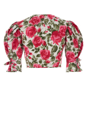 Printed poplin blouse CHLOE (CH26UHT30316)