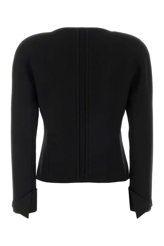Чорний блейзер із крепу від CHLOE (CH26UVE04061) CHLOÉ