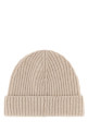 Sand cashmere beanie hat Beige LOEWE (KSA9OT1X01)
