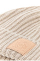 Sand cashmere beanie hat Beige LOEWE (KSA9OT1X01)