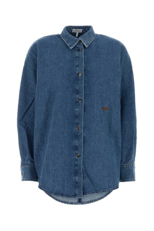 Denim oversize shirt BLUE LOEWE (S359Y1DX28)