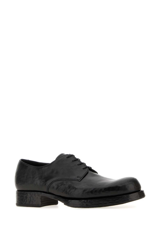 Black leather lace-up shoes Black PRADA (2EF057FX0013ZQE)