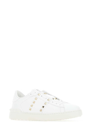 White leather Rockstud Untitled sneakers VALENTINO GARAVANI (5Y2S0931BHS)