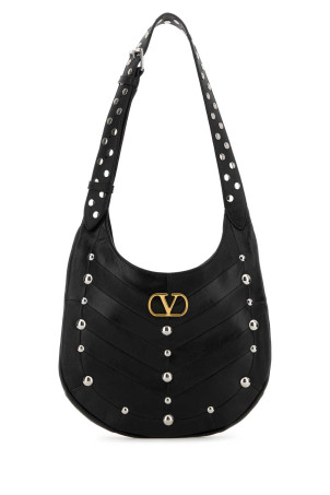 Black leather VLogo Signature shoulder bag Black VALENTINO GARAVANI (7W0B0S63PXJ)