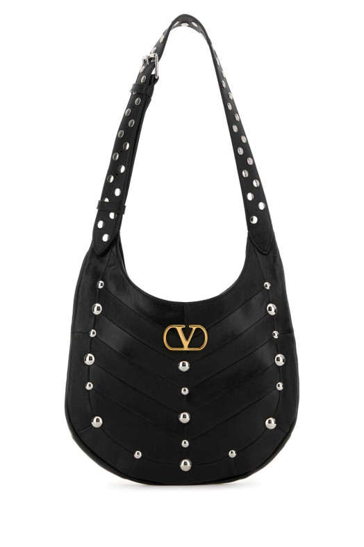 Black leather VLogo Signature shoulder bag Black VALENTINO GARAVANI (7W0B0S63PXJ)