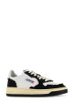 Two-tone leather and fabric Medalist sneakers AUTRY (AULW)