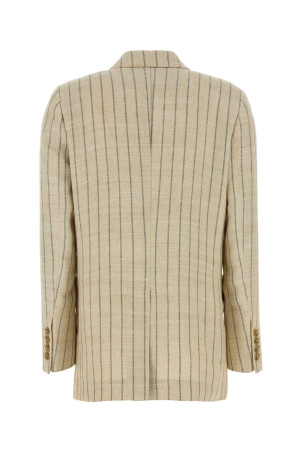 Embroidered linen blend blazer BLAZE (BZEBD19SSRE)