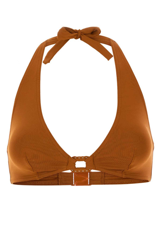 Caramel stretch nylon Navire bikini top ERES (032507)