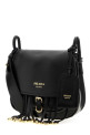Black leather crossbody bag Black PRADA (1BD412VOOU2ZRN)
