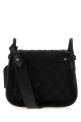 Black canvas and leather crossbody bag Black PRADA (1BD412VOOU2ZU8)