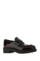 Dark brown leather loafers PRADA (1D246MFG050X6O)