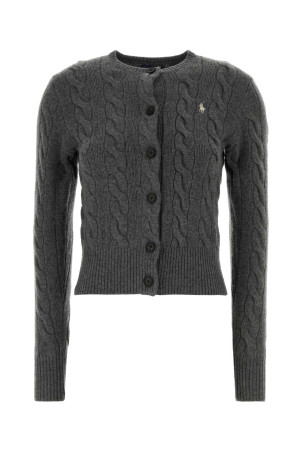 Grey wool blend cardigan Gray POLO RALPH LAUREN (211972104)
