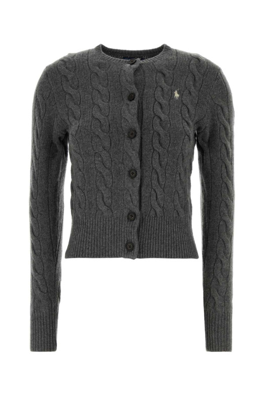 Grey wool blend cardigan Gray POLO RALPH LAUREN (211972104)