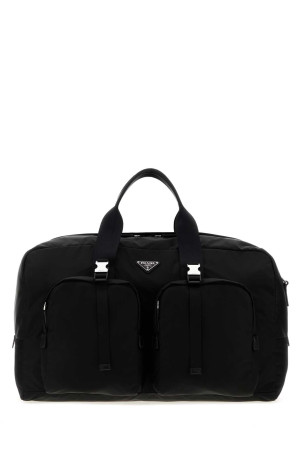 Black canvas travel bag Black PRADA (2VC006VOOM2DMG)