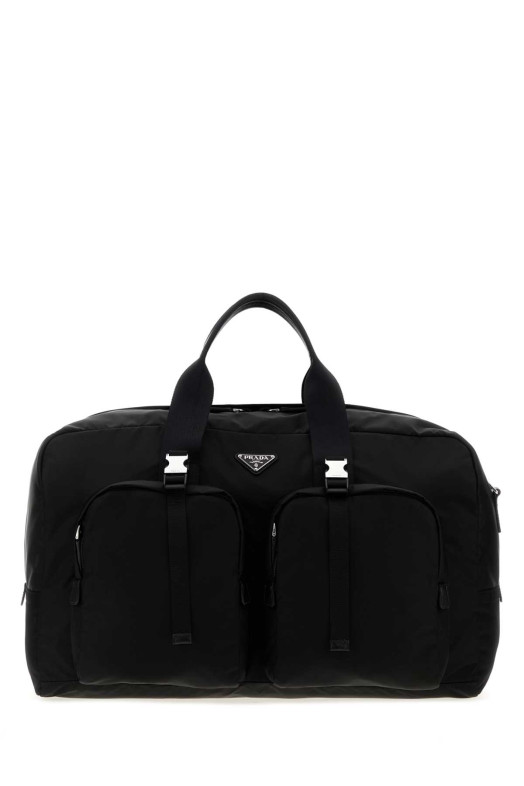 Black canvas travel bag Black PRADA (2VC006VOOM2DMG)