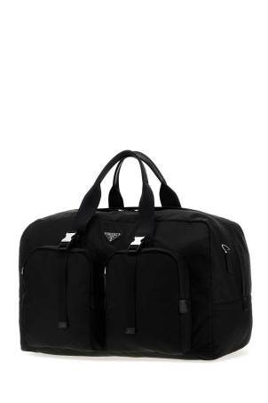 Black canvas travel bag Black PRADA (2VC006VOOM2DMG)