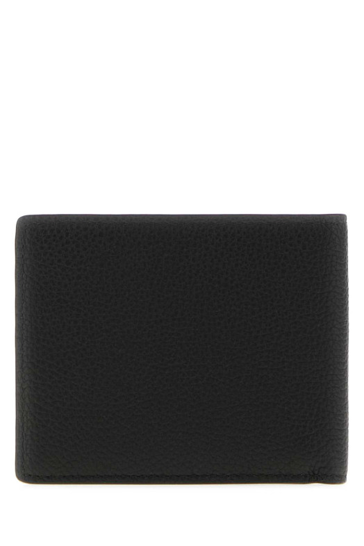 Black leather wallet Black BURBERRY (8113095)