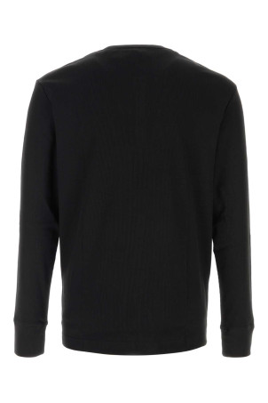 Black stretch cotton t-shirt Black BURBERRY (8123999)