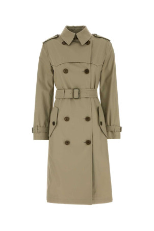 Khaki gabardine trench coat BURBERRY (8127103)