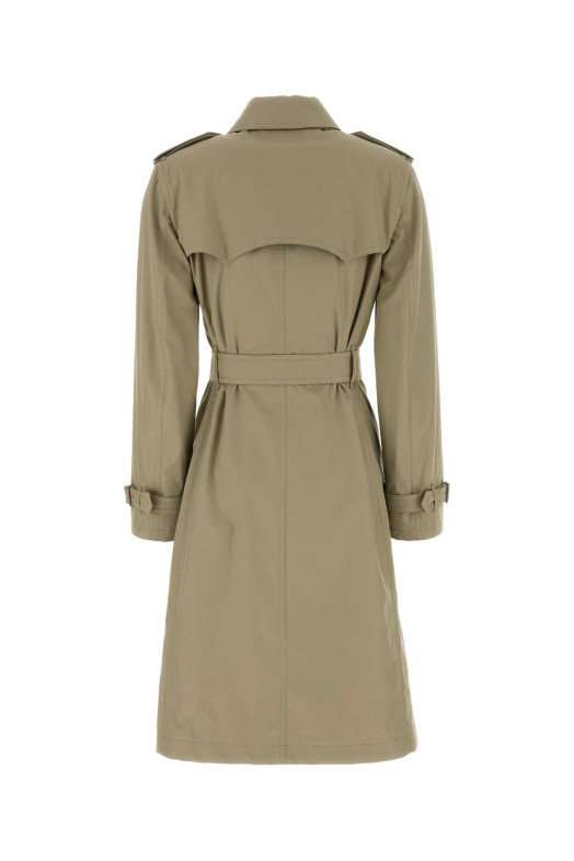 Khaki gabardine trench coat BURBERRY (8127103)